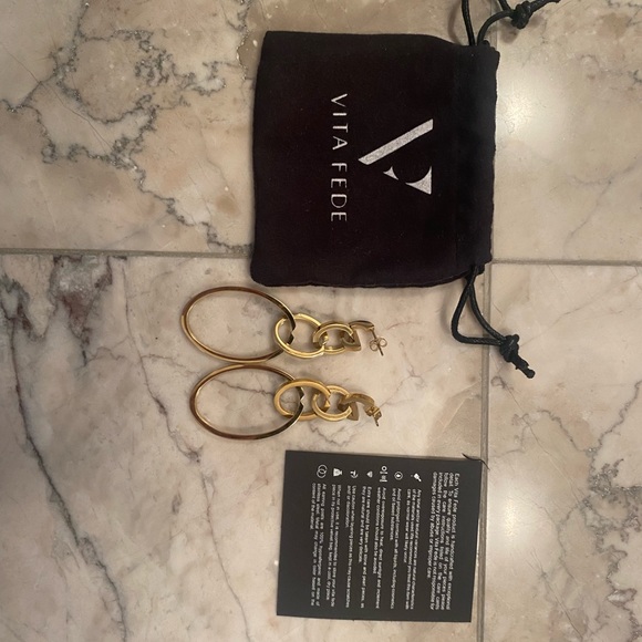 10-Way Vita Fede Cassio Modular Earrings in Gold - Picture 7 of 8